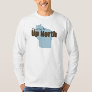 T-shirt Vers le nord - Wisconsin
