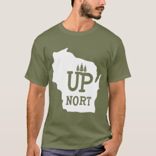 T-shirt Vers le nord    WisconsinYooper vers le nord