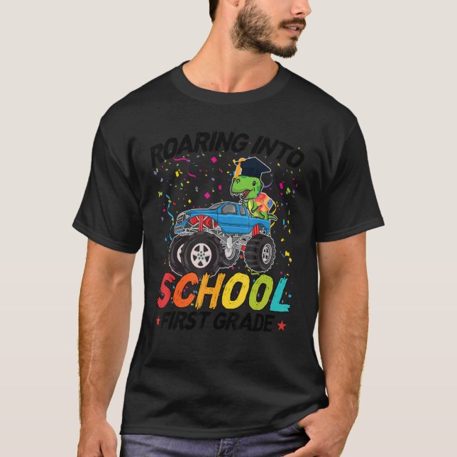 T-shirt Vers l'école Première année 1ère année 1ère année (Devant)