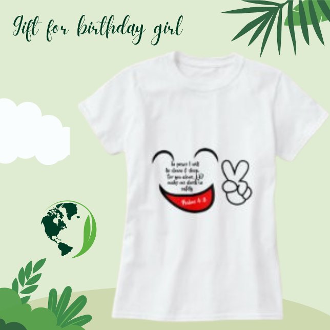 T-shirt Verse de la Bible religieuse et mignon Emoji face  (Créateur téléchargé)