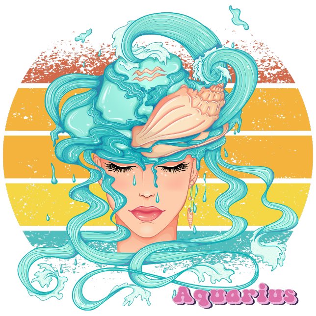 T-shirt Verseau (Aquarius (January 20 - February 18):
"Innovation Flows, Wherever Your Mind Goes!"
)