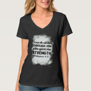 T-shirt Verset Biblique Chrétien Église Dieu Jésus Religie