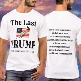 T-shirt Verset biblique chrétien patriotique Trump Ravisse