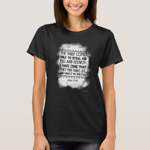 T-shirt Verset Biblique Église Chrétienne Dieu Jésus Relig