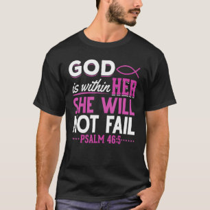 T-shirt Verset biblique Prière chrétienne Jésus Seigneur S