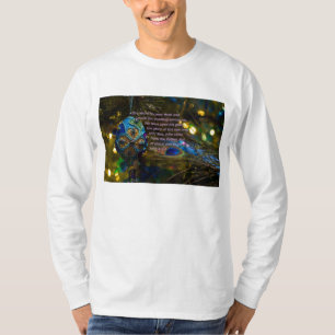 T-shirt Verset de la Bible Bleue Victorienne