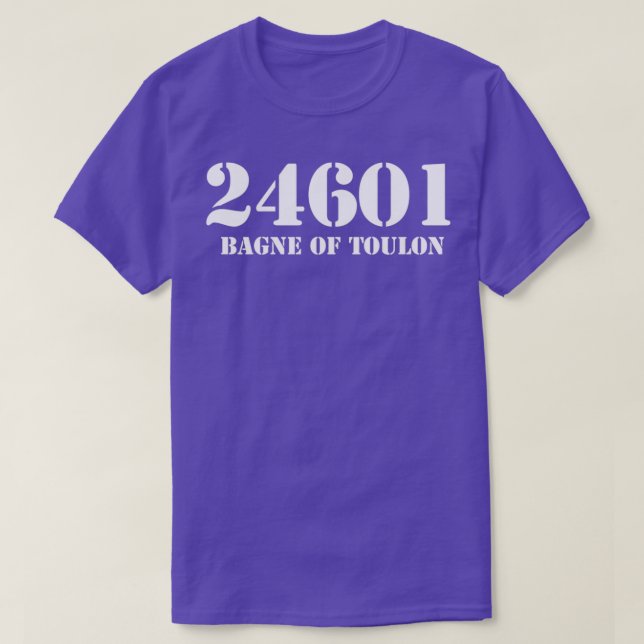 T-shirt Version 24601 (Design devant)