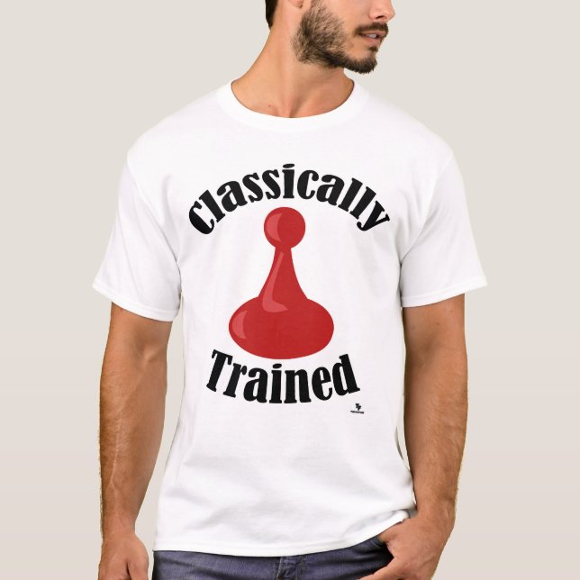 T-shirt Version de jeu de société classique formée devise (Devant)