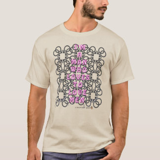 T-shirt Version Noir&Blanc : Les hommes qui aiment à aimer