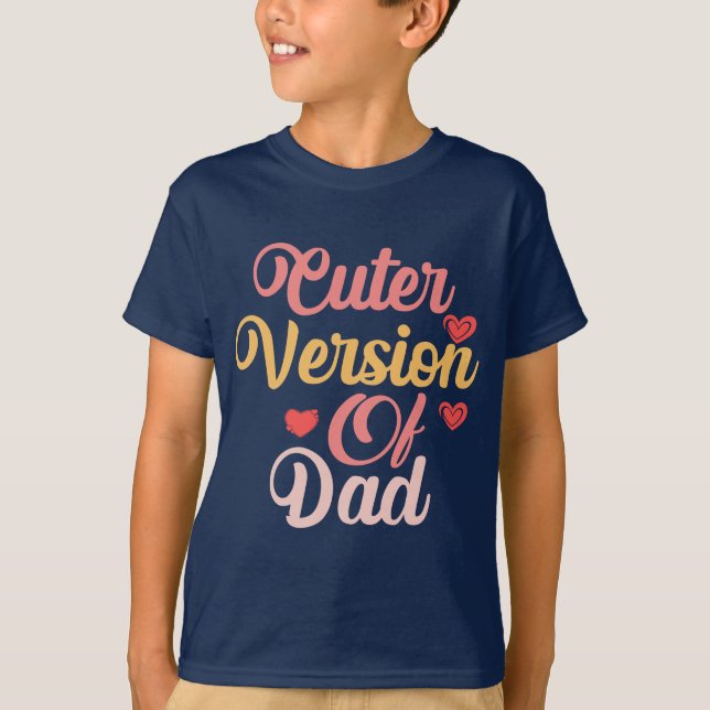 T-shirt Version plus fine de papa (Devant)
