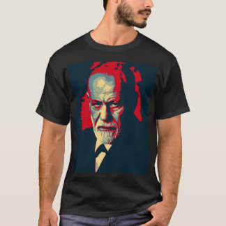T-shirt Version Pop Art d'un portrait classique de Freud