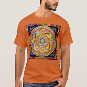 T-shirt Vert bouddhiste Tara Mandala