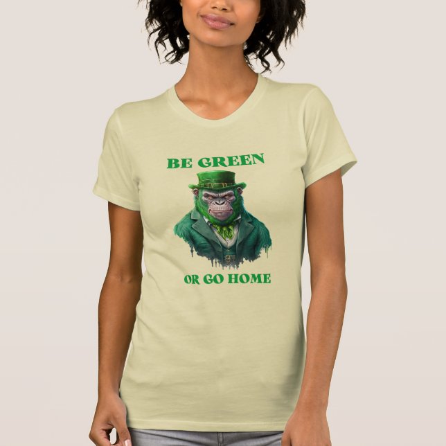 T-shirt Vert de Gorilla (Devant)