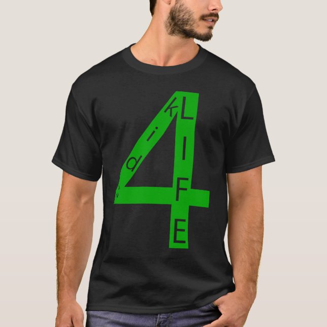 T-shirt Vert de Kids4Life, double, foncé (Devant)
