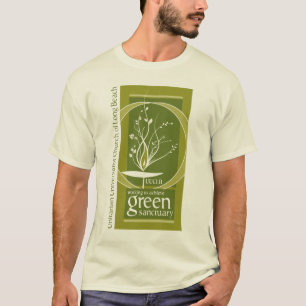 T-shirt vert de sanctuaire