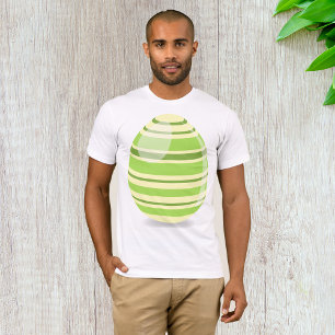 T-Shirt vert des Mens d'Oeufs de Pâques
