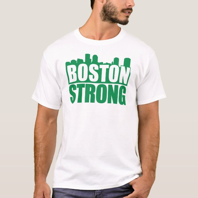T-shirt Vert fort de Boston (Devant)