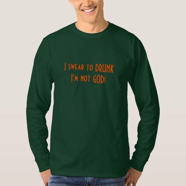 T-shirt vert Jour de la Saint Patrick amusant (Devant)