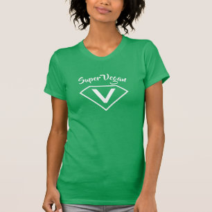 T-shirt vert mignon pour une super fille végétal