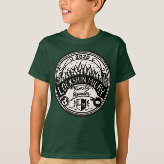 T-shirt vert pour les enfants de la réunion de Loc