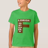 T-shirt vert trèfle Enfants CHOCOLAT FLORIDA SPORT