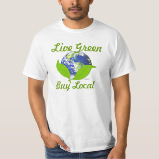 T-shirt vert vivant