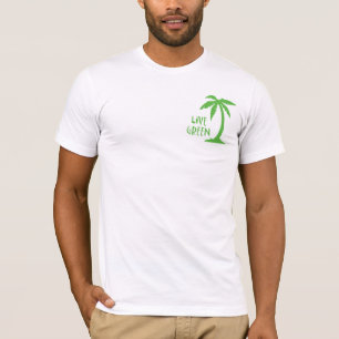 T-shirt Vert vivant - Palm Tree