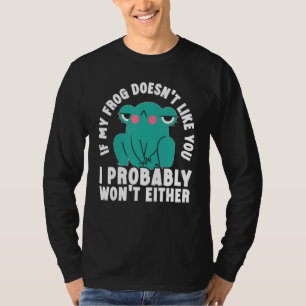 T-shirt Vertébré Amphibien Animal Exotique Grenouille