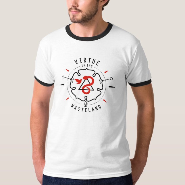 T-shirt Vertu dans la chemise de terre en friche (Devant)