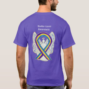 T-shirt Vessie Cancer Sensibilisation Ruban Angel Chemise 