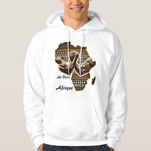 T-shirt Veste à capuche la Force Afrique (Devant)
