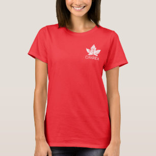 T-shirt Veste Canada féminine personnalisée Veste Canada