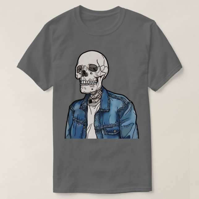 T-shirt Veste Denim (Design devant)