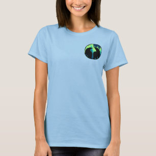 T-shirt Veste d'ours Veste d'ours pour femmes aurores boré