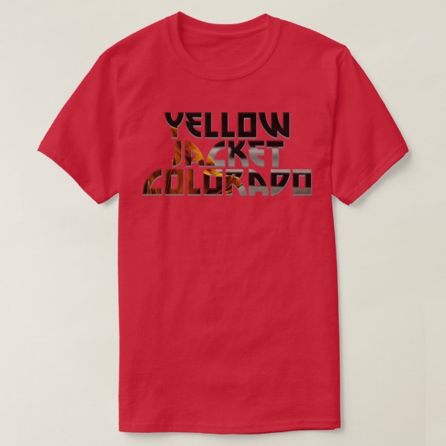 T-shirt Veste jaune Colorado (Design devant)