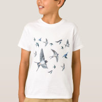 Vestige d'oiseaux avageurs volants