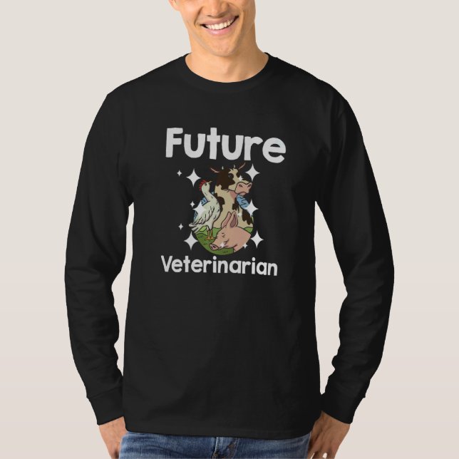 T-shirt Vet Tech Cute Veterinary Future Veterinarian   (Devant)