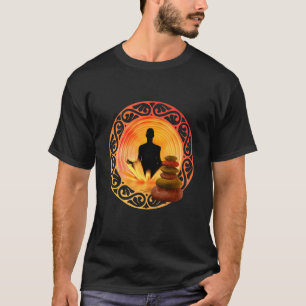 T-shirt Vêtement de mode de yoga de méditation de Bouddha
