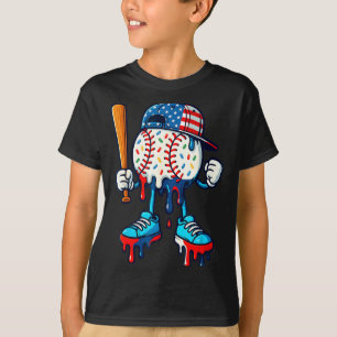 T-shirt Vêtement de style de vie de baseball 101 pour jeun