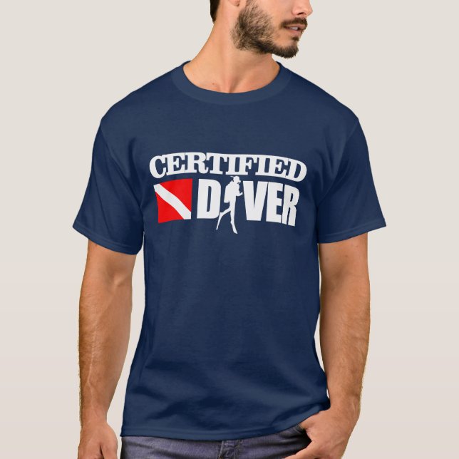 T-shirt Vêtement Diver 2 Certifié (Devant)