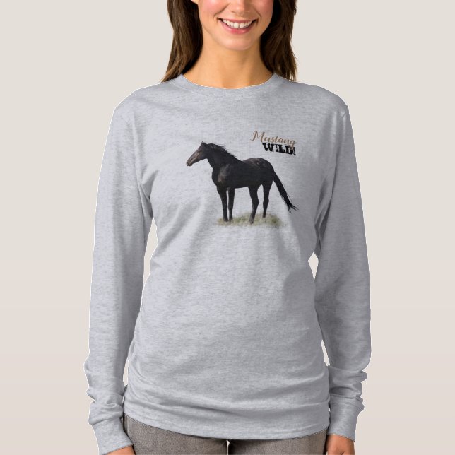 T-shirt Vêtements à étalon de Mustang ! (Devant)