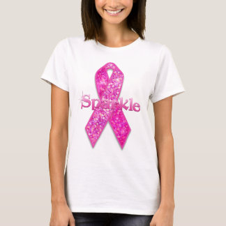 T-shirt Vêtements à étincelles en ruban rose