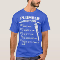 Vêtements À Taux Horaire Plomber Drôle Pour Les Pl