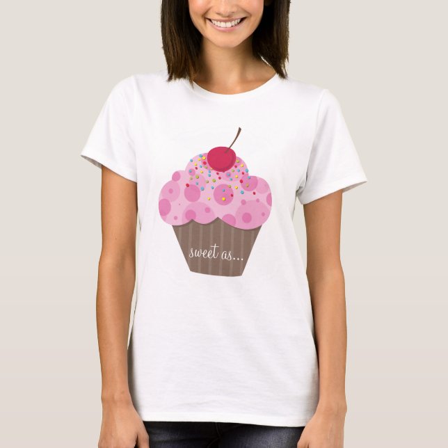 T-shirt VÊTEMENTS ADULTES :: cupcake doux (Devant)