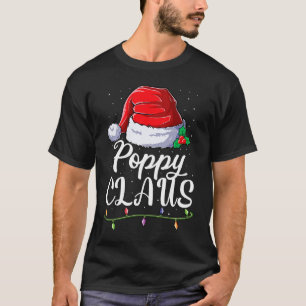 T-shirt Vêtements assortis pour famille Poppy Claus Santa 
