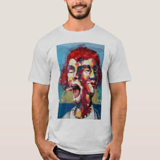 T-shirt Vêtements avec visage d'art