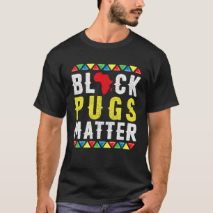 T-shirt Vêtements Black Pugs matter Histoire Fierté canine