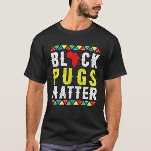 T-shirt Vêtements Black Pugs matter Histoire Fierté canine