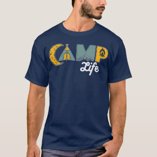 T-shirt Vêtements Camp Life rétro