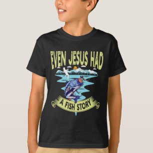 T-shirt Vêtements Chrétiens B Pêche Même Jésus Avait Un Po